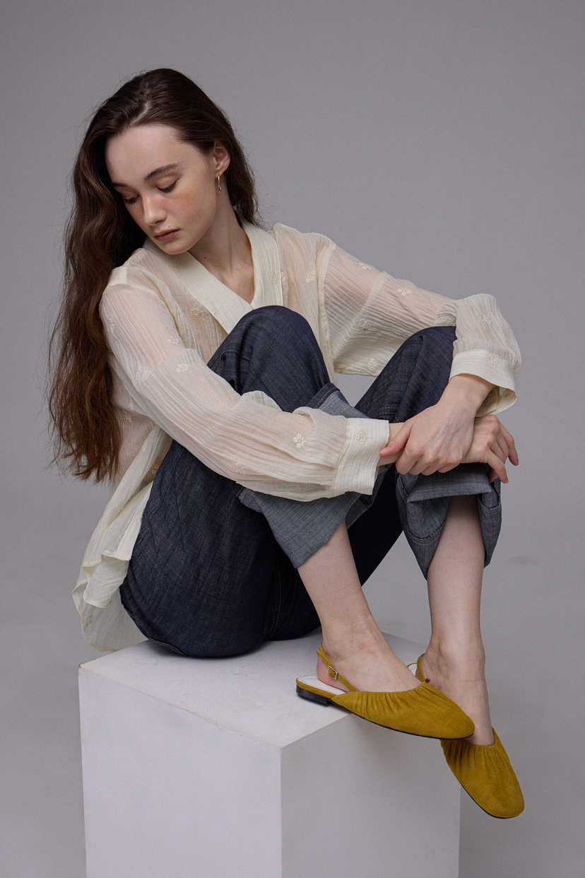 MILUI韓國直郵㊣東大門實拍女裝新款職業熱賣時尚襯衫蕾絲衫HAUSWOMEN襯衫/蕾絲衫