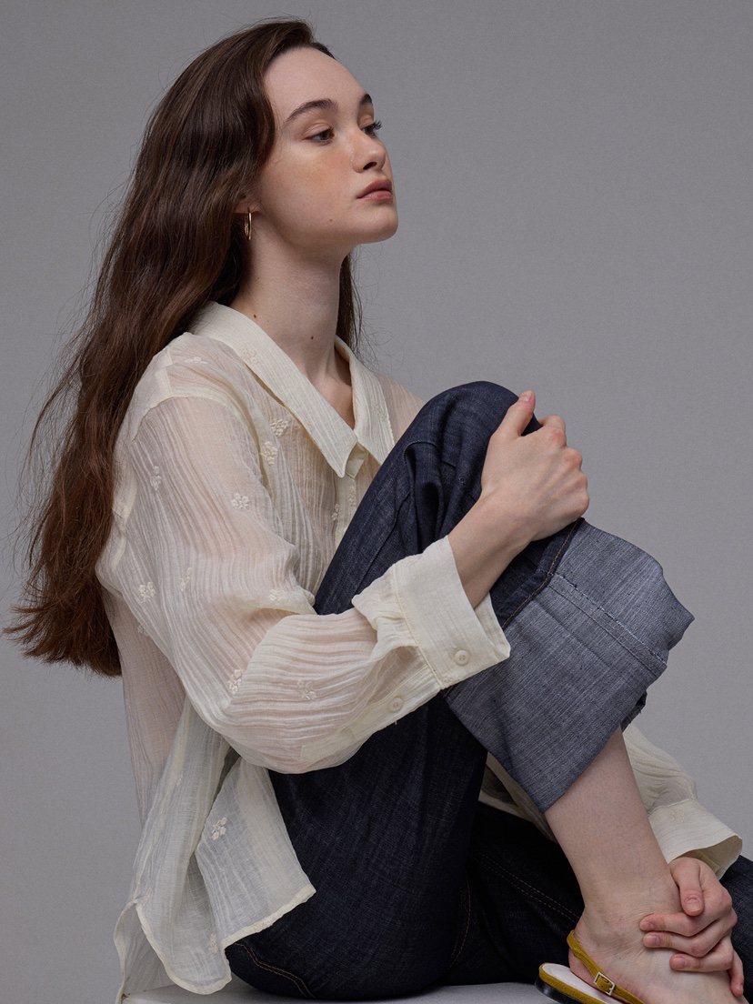 MILUI韓國直郵㊣東大門實拍女裝新款職業熱賣時尚襯衫蕾絲衫HAUSWOMEN襯衫/蕾絲衫