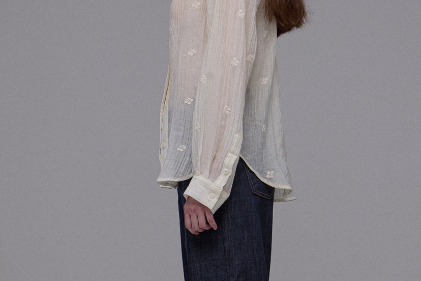 MILUI韓國直郵㊣東大門實拍女裝新款職業熱賣時尚襯衫蕾絲衫HAUSWOMEN襯衫/蕾絲衫