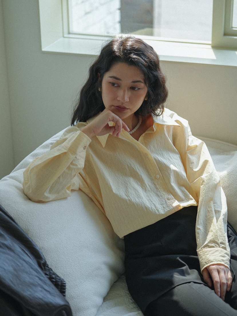 MILUI直郵韓國代購㊣女裝新品推薦休閑25春夏職業襯衫蕾絲衫HAUSWOMEN襯衫/蕾絲衫圖色1