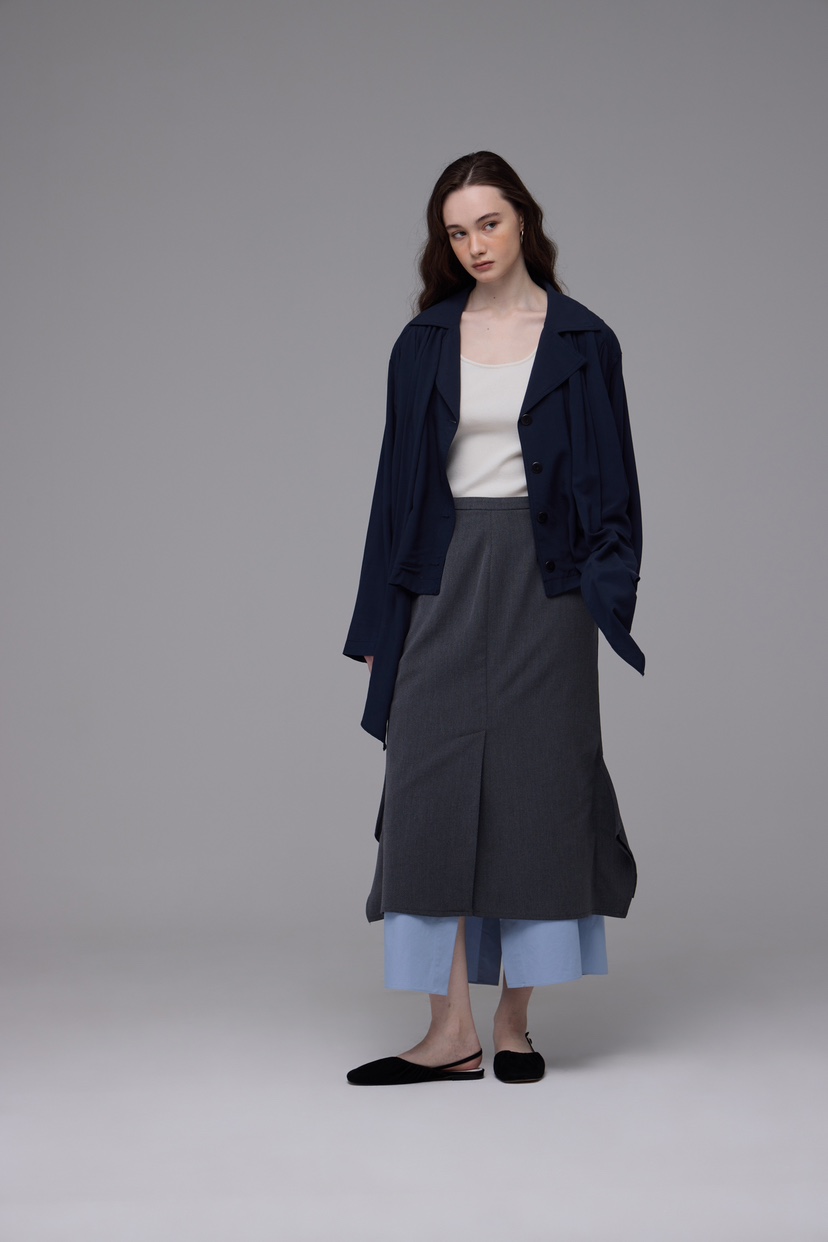 MILUI韓國㊣直郵東大門代購女裝新款時尚職業25春夏襯衫蕾絲衫HAUSWOMEN襯衫/蕾絲衫