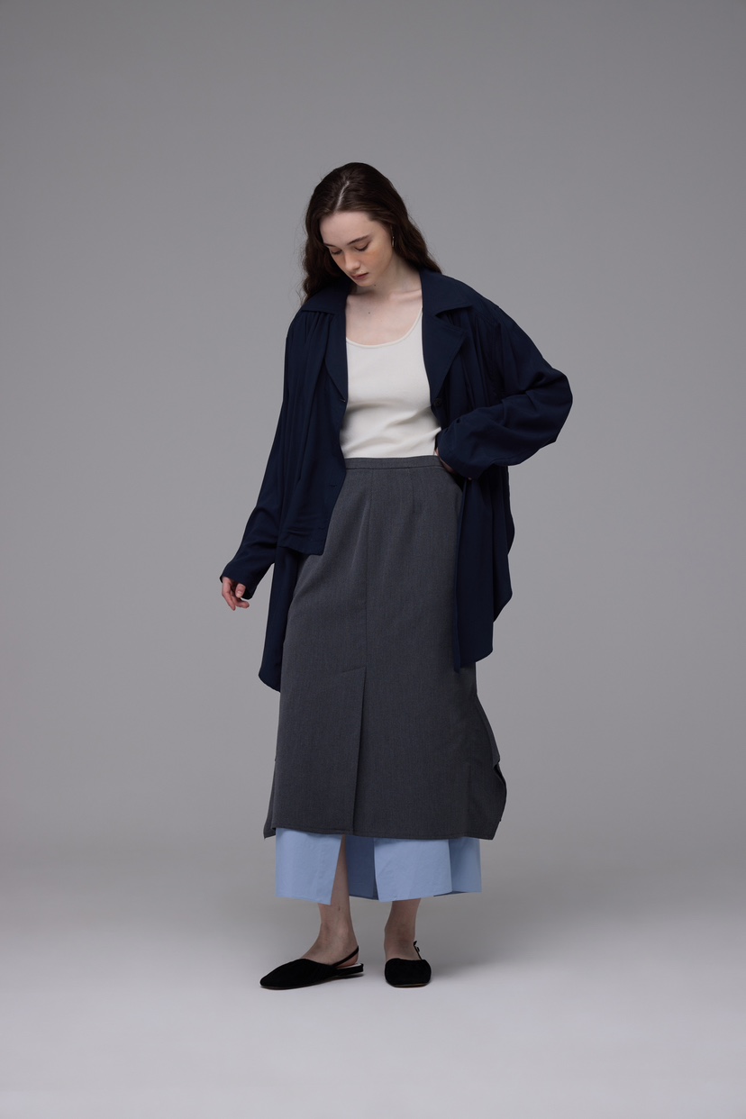 MILUI韓國㊣直郵東大門代購女裝新款時尚職業25春夏襯衫蕾絲衫HAUSWOMEN襯衫/蕾絲衫