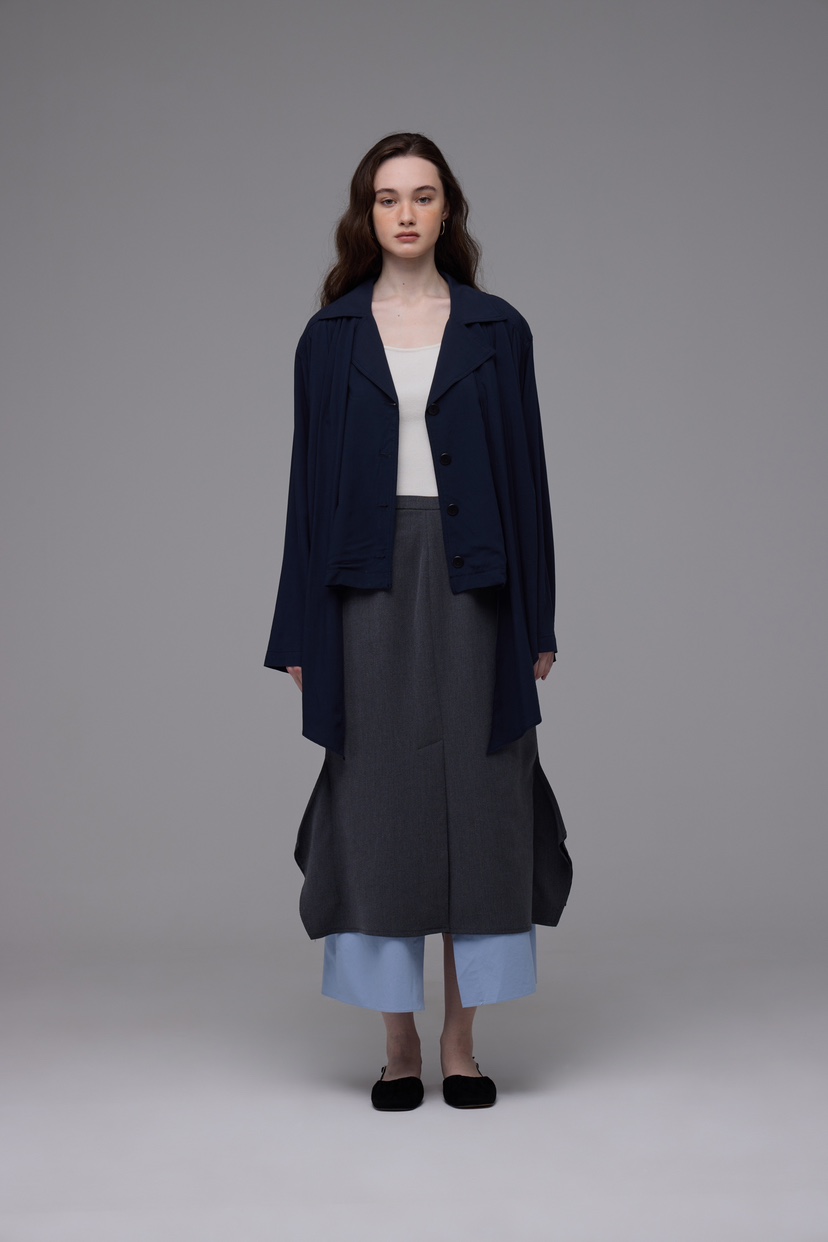 MILUI韓國㊣直郵東大門代購女裝新款時尚職業25春夏襯衫蕾絲衫HAUSWOMEN襯衫/蕾絲衫