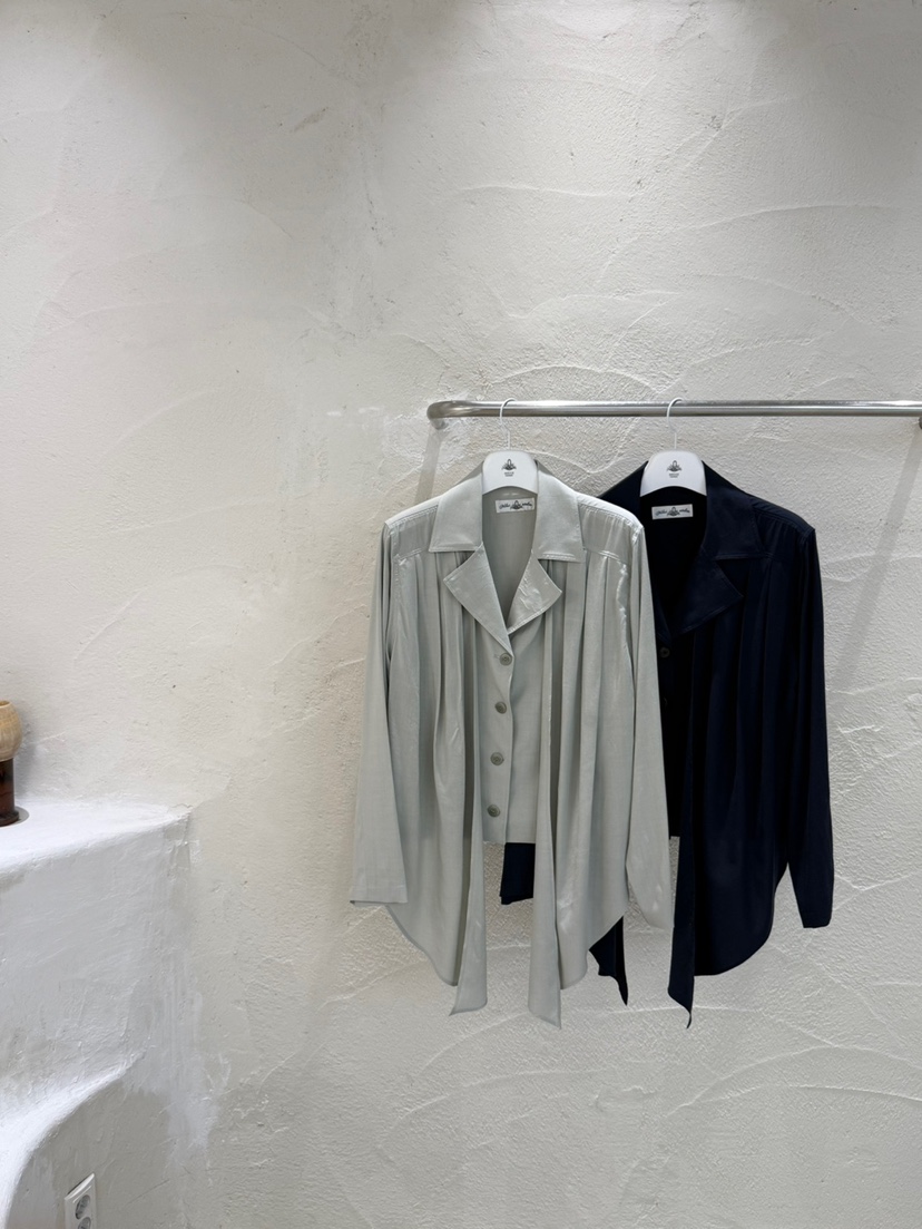 MILUI韓國㊣直郵東大門代購女裝新款時尚職業25春夏襯衫蕾絲衫HAUSWOMEN襯衫/蕾絲衫