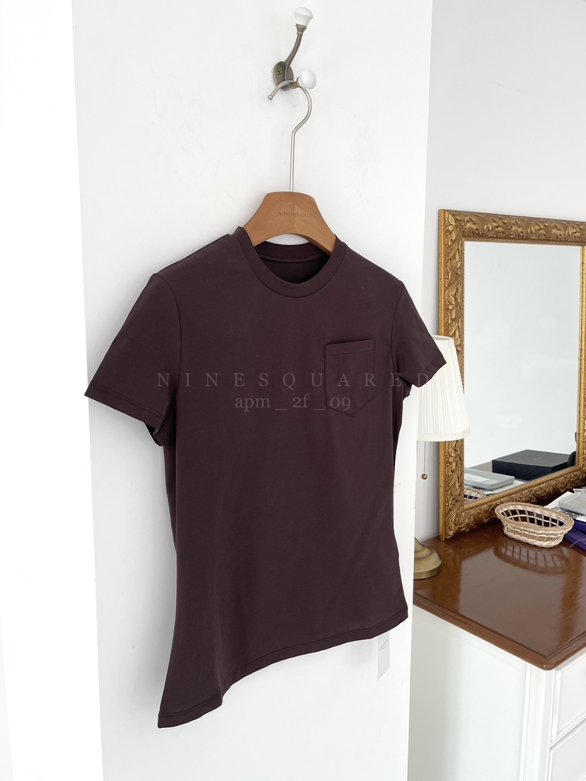 NINESQUARED韓國直郵㊣女裝新品職業25春夏休閑推薦時尚T恤NINESQUAREDT恤