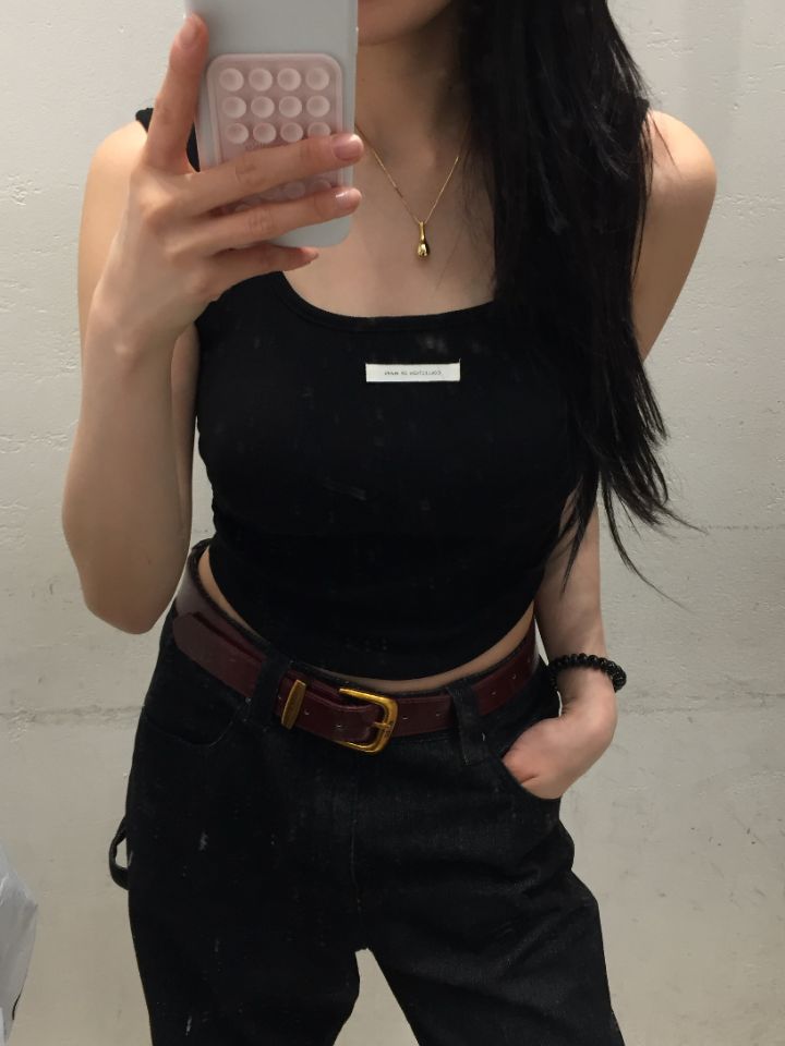 mars韓國直郵㊣女裝新款休閑熱賣推薦25春夏職業人氣吊帶背心mars吊帶/背心