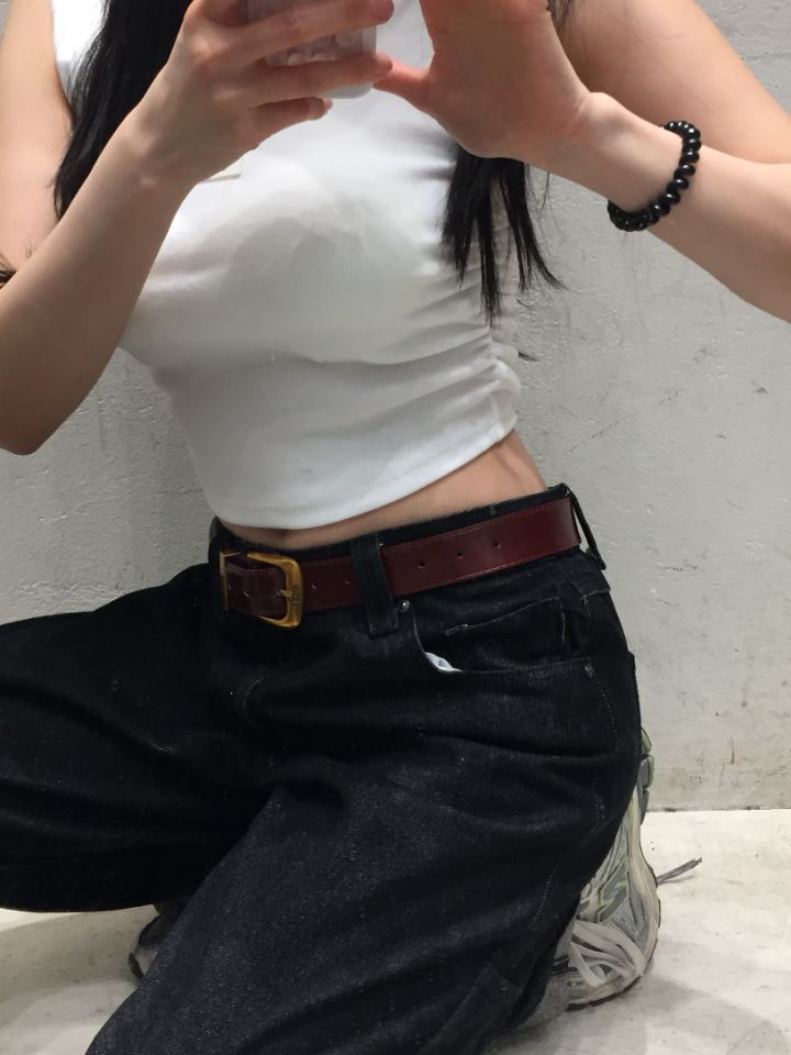 mars韓國直郵㊣女裝新款休閑熱賣推薦25春夏職業人氣吊帶背心mars吊帶/背心