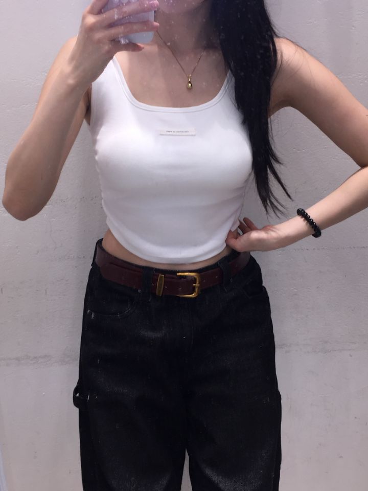 mars韓國直郵㊣女裝新款休閑熱賣推薦25春夏職業人氣吊帶背心mars吊帶/背心圖色2