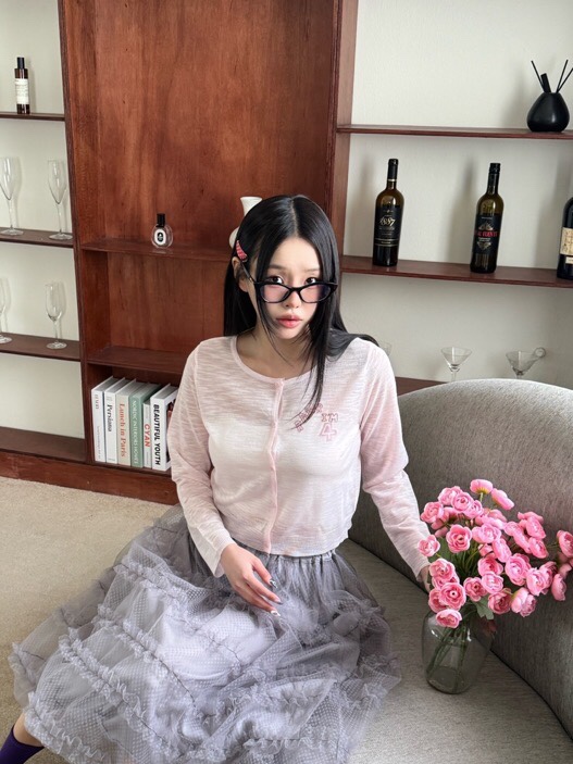 MAISONDEGLORY韓國直郵㊣東大門實拍女裝新款休閑針織衫開衫MAISON DE GLORY針織衫圖色2