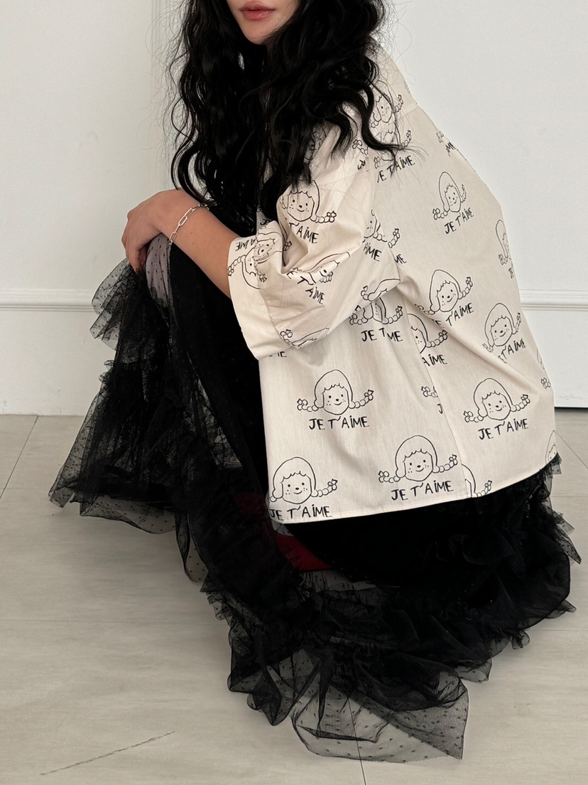 MAISONDEGLORY韓國直郵㊣東大門實拍女裝新款時尚襯衫蕾絲衫MAISON DE GLORY襯衫/蕾絲衫