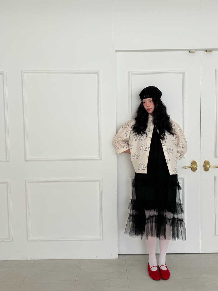 MAISONDEGLORY韓國直郵㊣東大門實拍女裝新款時尚襯衫蕾絲衫MAISON DE GLORY襯衫/蕾絲衫