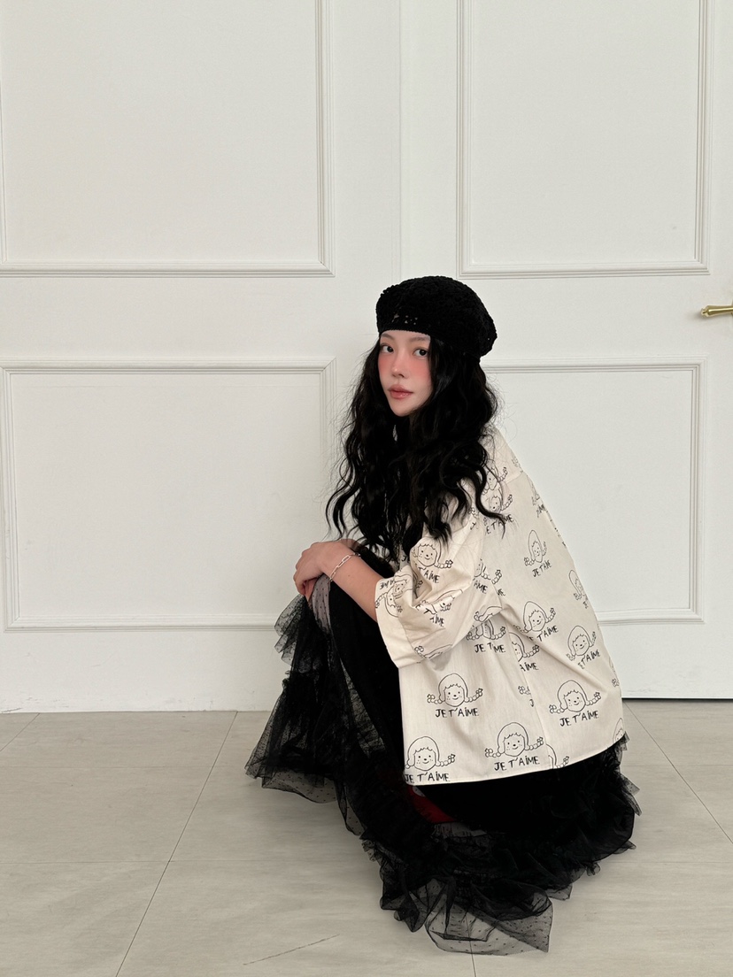 MAISONDEGLORY韓國直郵㊣東大門實拍女裝新款時尚襯衫蕾絲衫MAISON DE GLORY襯衫/蕾絲衫
