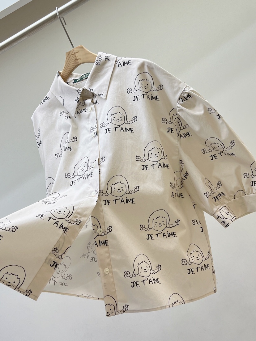 MAISONDEGLORY韓國直郵㊣東大門實拍女裝新款時尚襯衫蕾絲衫MAISON DE GLORY襯衫/蕾絲衫
