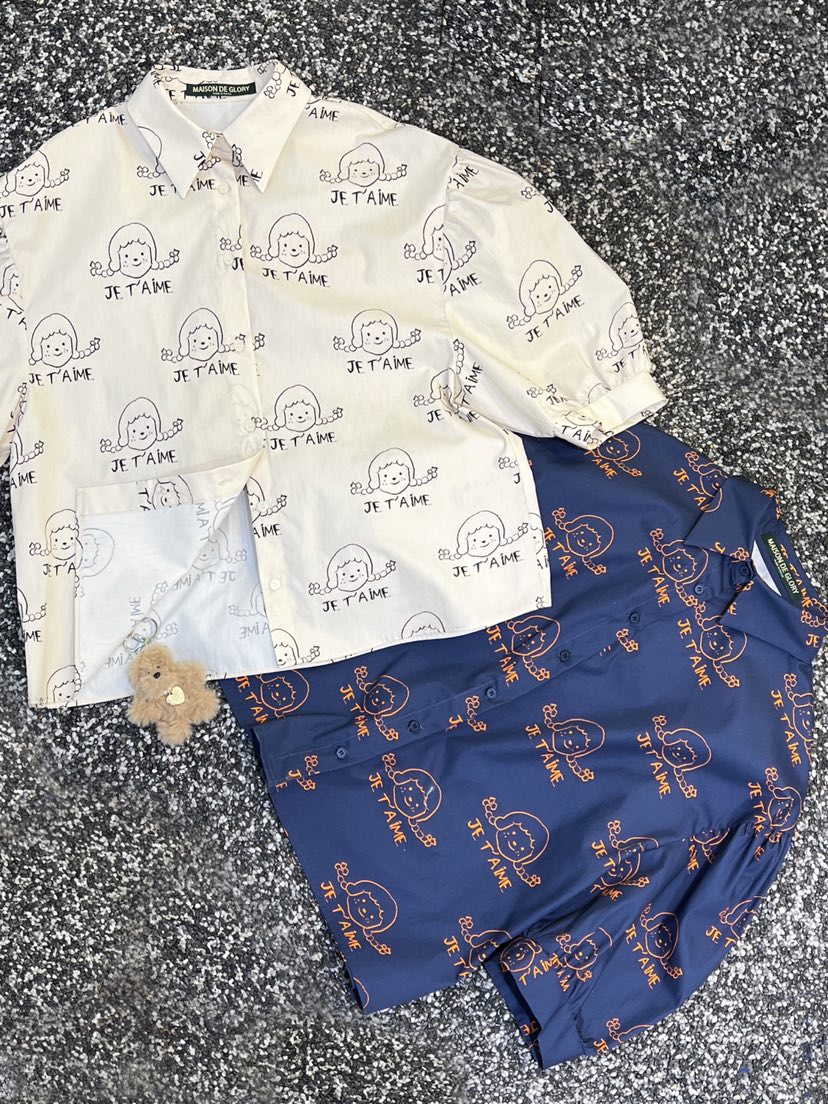 MAISONDEGLORY韓國直郵㊣東大門實拍女裝新款時尚襯衫蕾絲衫MAISON DE GLORY襯衫/蕾絲衫