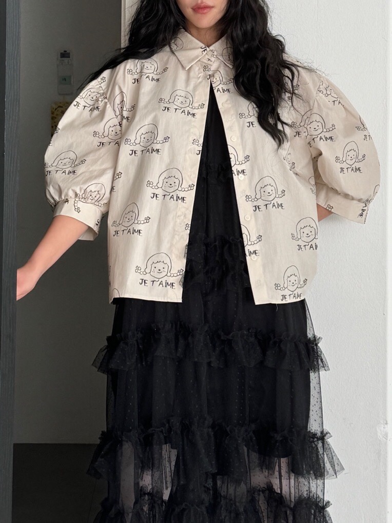 MAISONDEGLORY韓國直郵㊣東大門實拍女裝新款時尚襯衫蕾絲衫MAISON DE GLORY襯衫/蕾絲衫圖色2