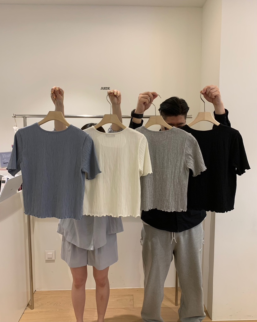 JUEDE(此品牌容易投訴)韓國直郵女士新款真品職業熱賣T恤JUEDET恤
