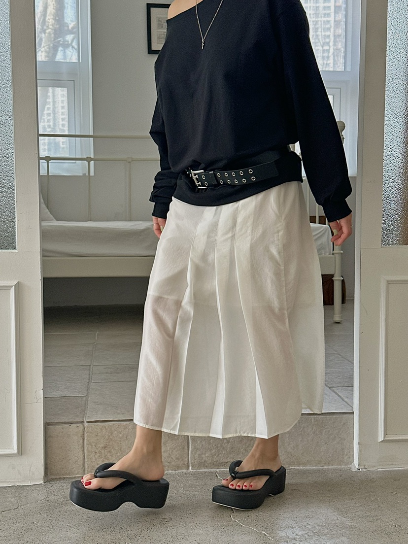 BYRING韓國直郵女士新款職業熱賣時尚推薦人氣半身裙中短裙BYRING半身裙/中短裙
