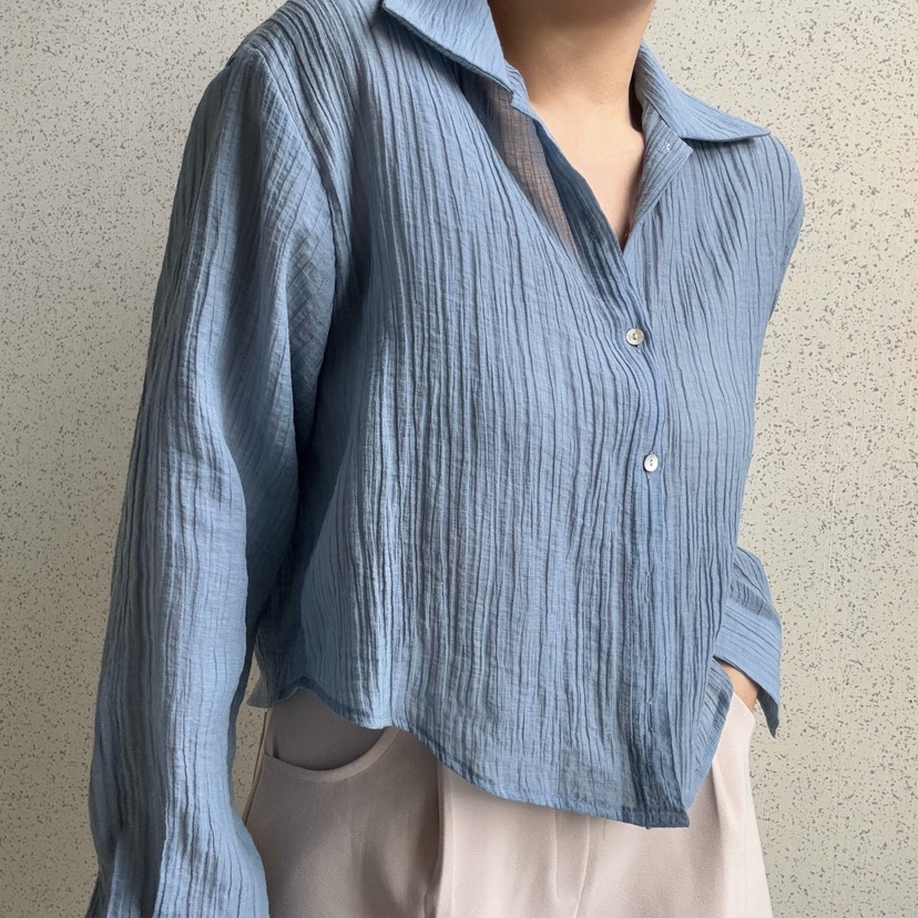 I BLLE韓國直郵女裝新款真品人氣25春夏推薦熱賣襯衫蕾絲衫I BLLE襯衫/蕾絲衫