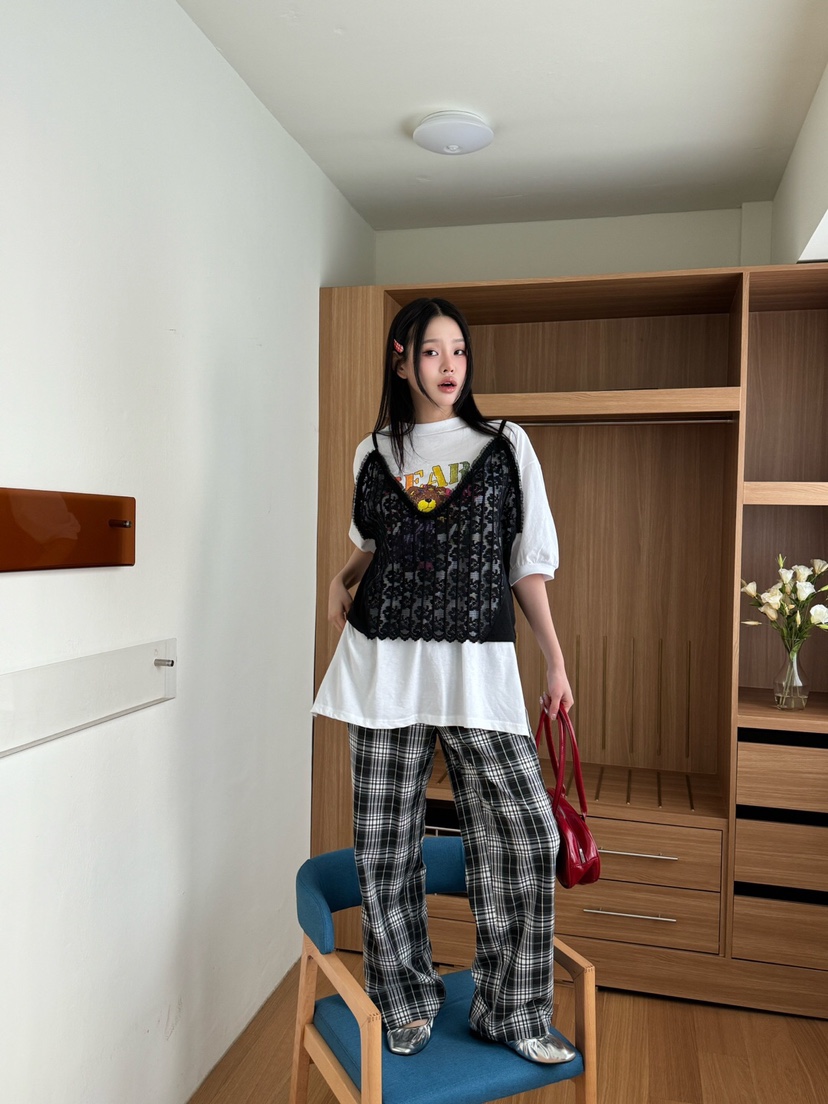 MAISONDEGLORY東大門代購女裝新款休閑25春夏吊帶背心不含內搭MAISON DE GLORY吊帶/背心