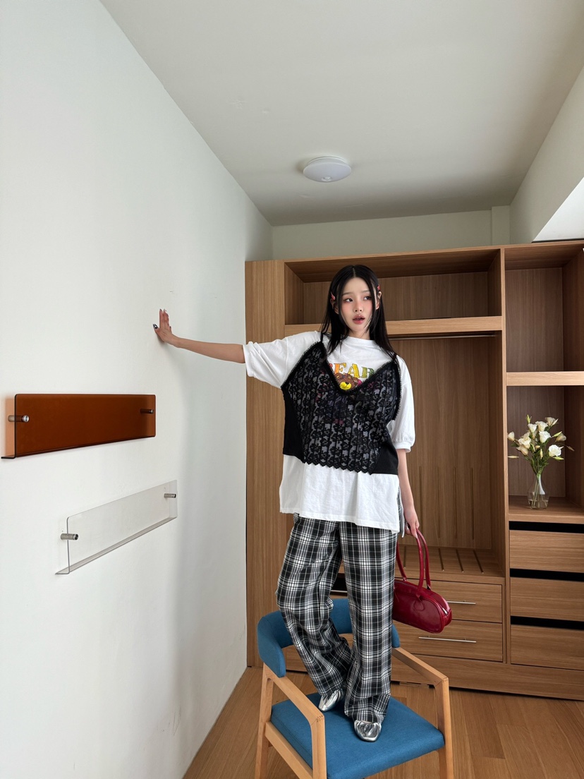 MAISONDEGLORY東大門代購女裝新款休閑25春夏吊帶背心不含內搭MAISON DE GLORY吊帶/背心
