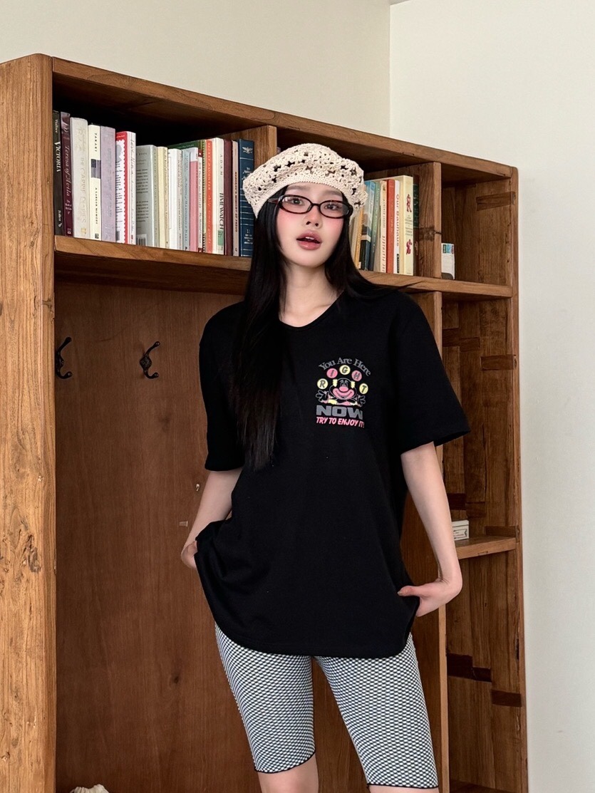 MAISONDEGLORY韓國直郵女士新款時尚推薦熱賣人氣職業25春夏T恤MAISON DE GLORYT恤圖色3
