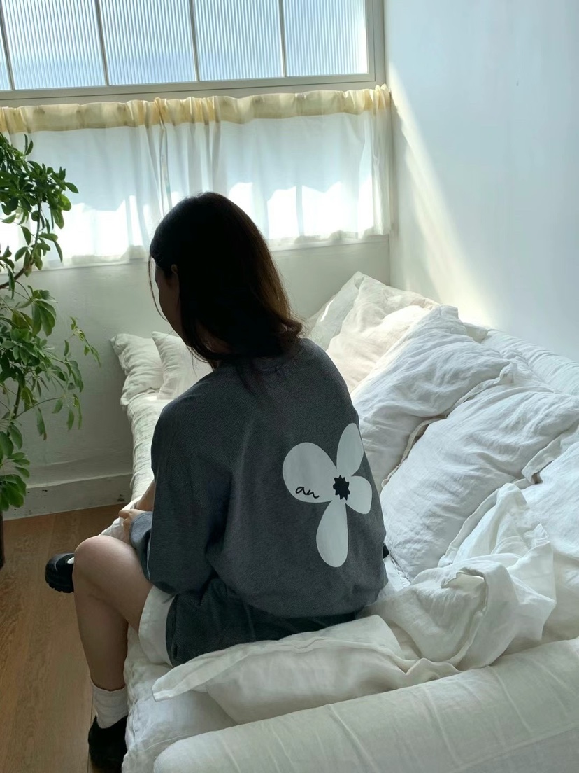 ANOU韓國直郵㊣女裝新品熱賣休閑時尚職業推薦25春夏長袖T恤ANOU長袖T恤