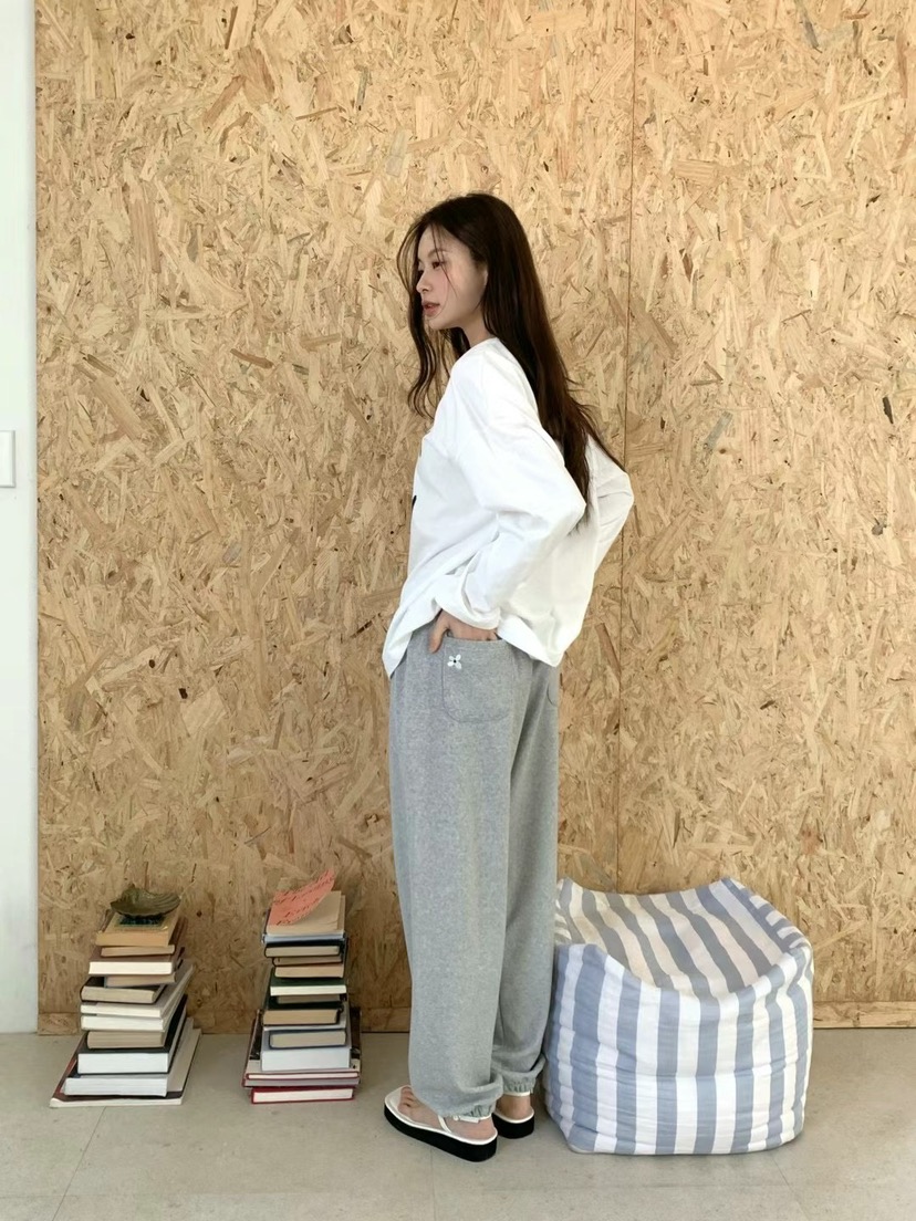 ANOU直郵韓國代購㊣女裝新品人氣25春夏職業推薦休閑長袖T恤ANOU長袖T恤
