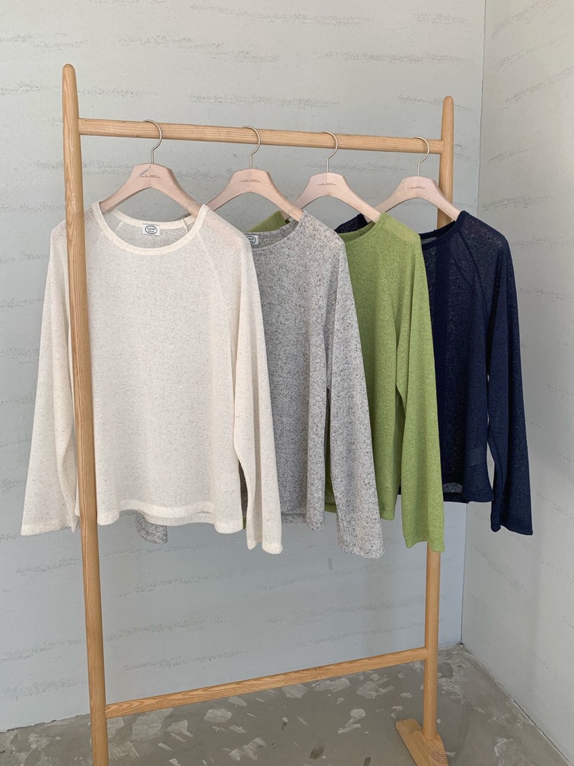 COBALT BLUE韓國㊣直郵東大門代購女裝新品推薦25春夏長袖T恤COBALT BLUE長袖T恤