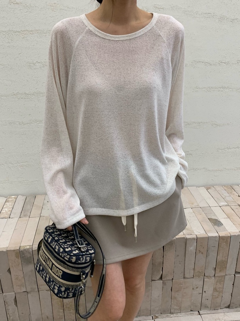 COBALT BLUE韓國㊣直郵東大門代購女裝新品推薦25春夏長袖T恤COBALT BLUE長袖T恤圖色2