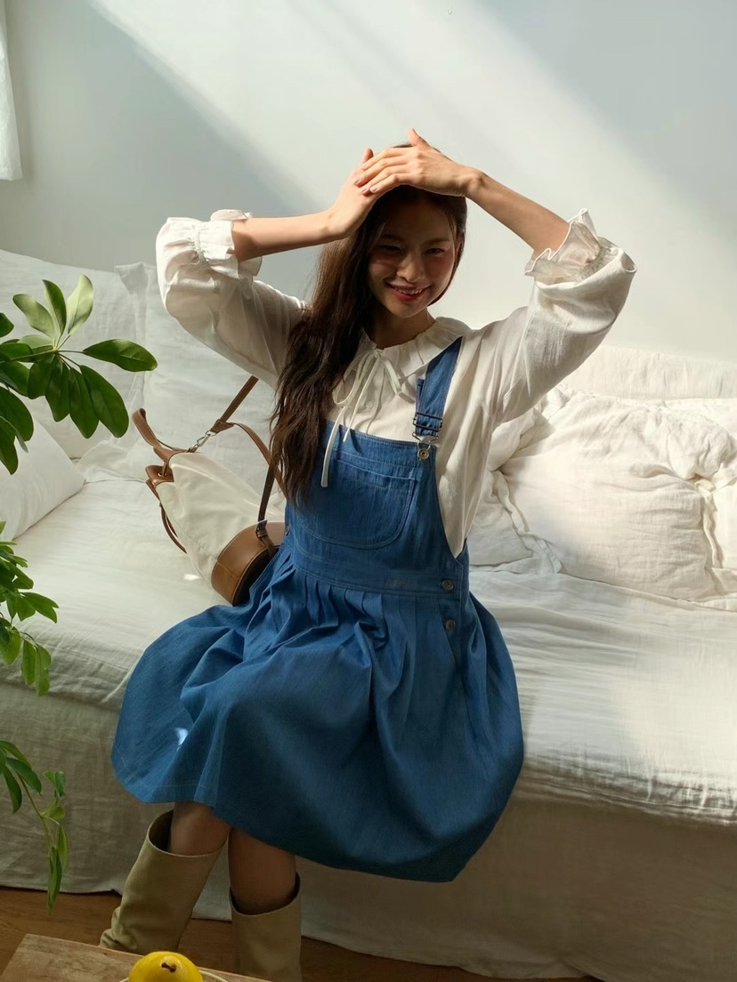 ANOU韓國直郵㊣女裝新款25春夏推薦職業時尚休閑人氣連衣裙ANOU連衣裙
