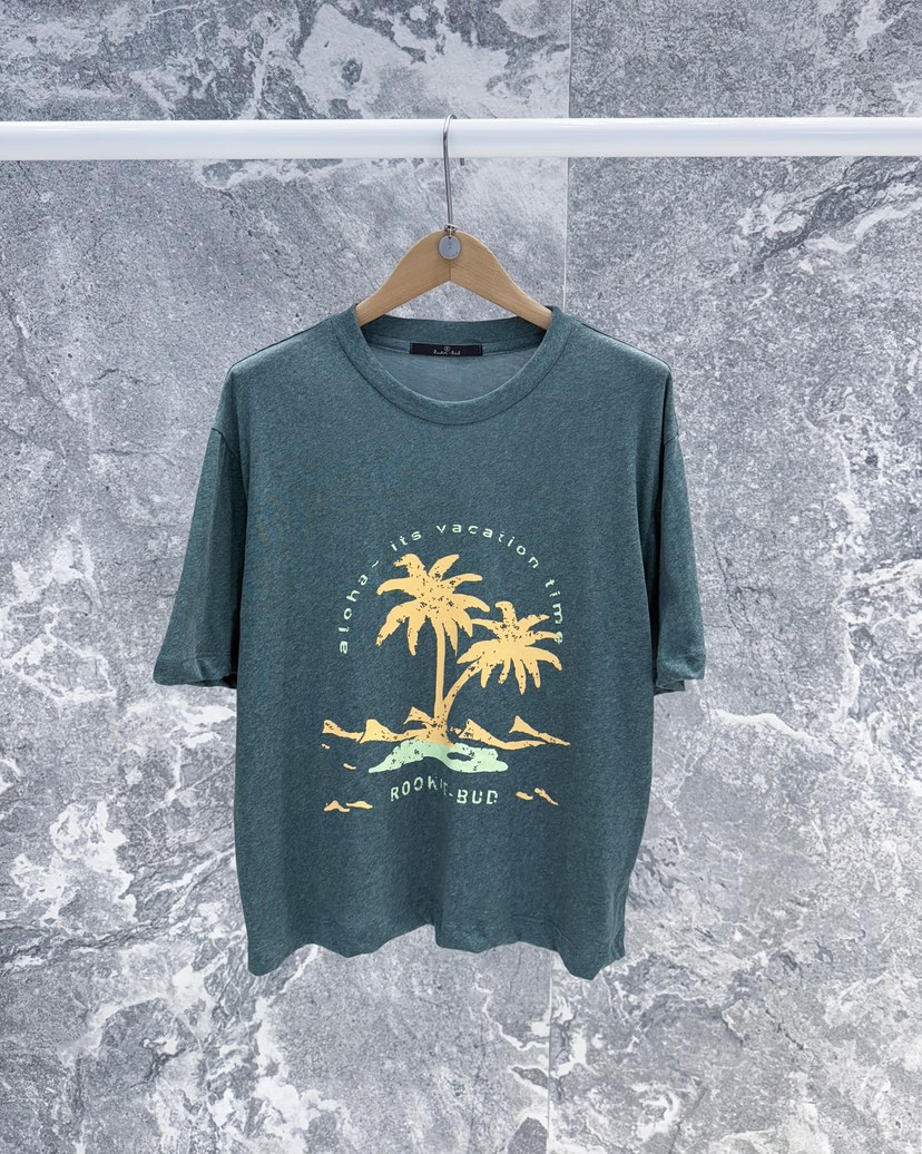 ROOKIE BUD韓國直郵㊣東大門實拍女裝新品時尚職業休閑T恤ROOKIE BUD-LT恤圖色2