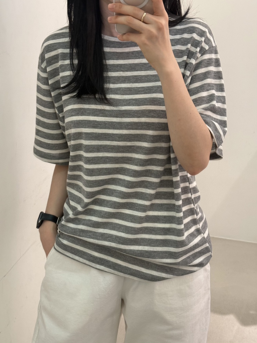MONE-A韓國㊣直郵東大門代購女裝新品熱賣25春夏T恤大力水手MONE-AT恤