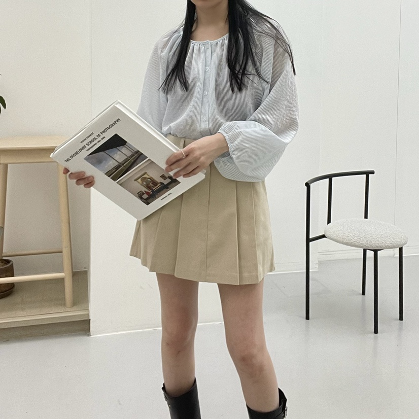 ALLVIBE韓國直郵㊣東大門實拍女裝新品職業25春夏襯衫蕾絲衫ALLVIBE襯衫/蕾絲衫