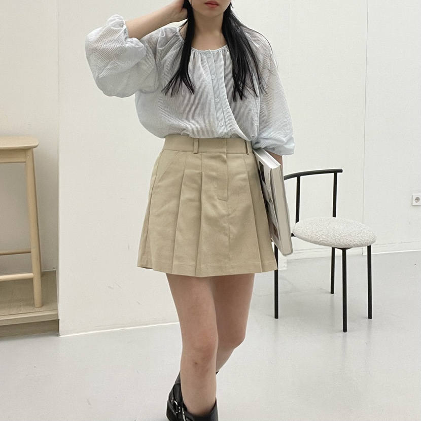 ALLVIBE韓國直郵㊣東大門實拍女裝新品職業25春夏襯衫蕾絲衫ALLVIBE襯衫/蕾絲衫