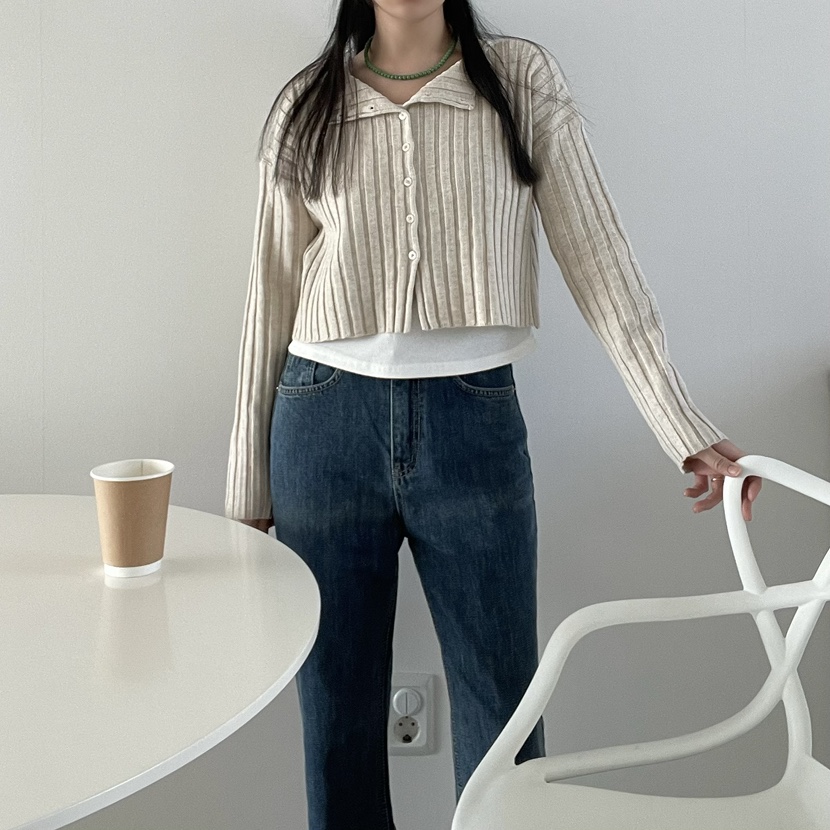 ALLVIBE韓國直郵㊣女裝新款推薦熱賣職業25春夏人氣時尚針織衫ALLVIBE針織衫