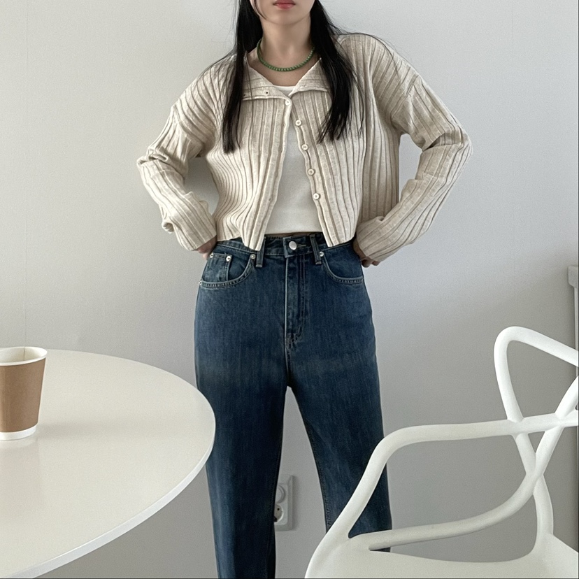 ALLVIBE韓國直郵㊣女裝新款推薦熱賣職業25春夏人氣時尚針織衫ALLVIBE針織衫