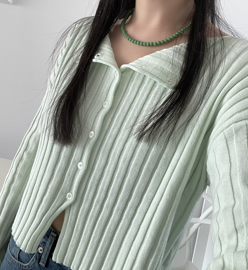 ALLVIBE韓國直郵㊣女裝新款推薦熱賣職業25春夏人氣時尚針織衫ALLVIBE針織衫