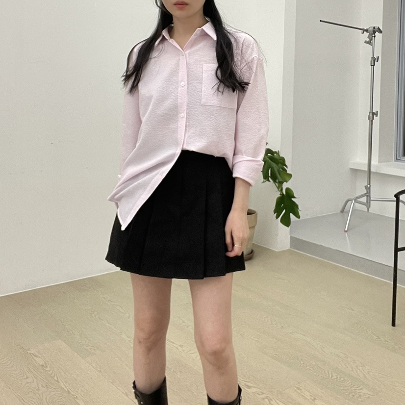 ALLVIBE直郵韓國代購㊣女裝新品人氣時尚熱賣推薦襯衫蕾絲衫ALLVIBE襯衫/蕾絲衫