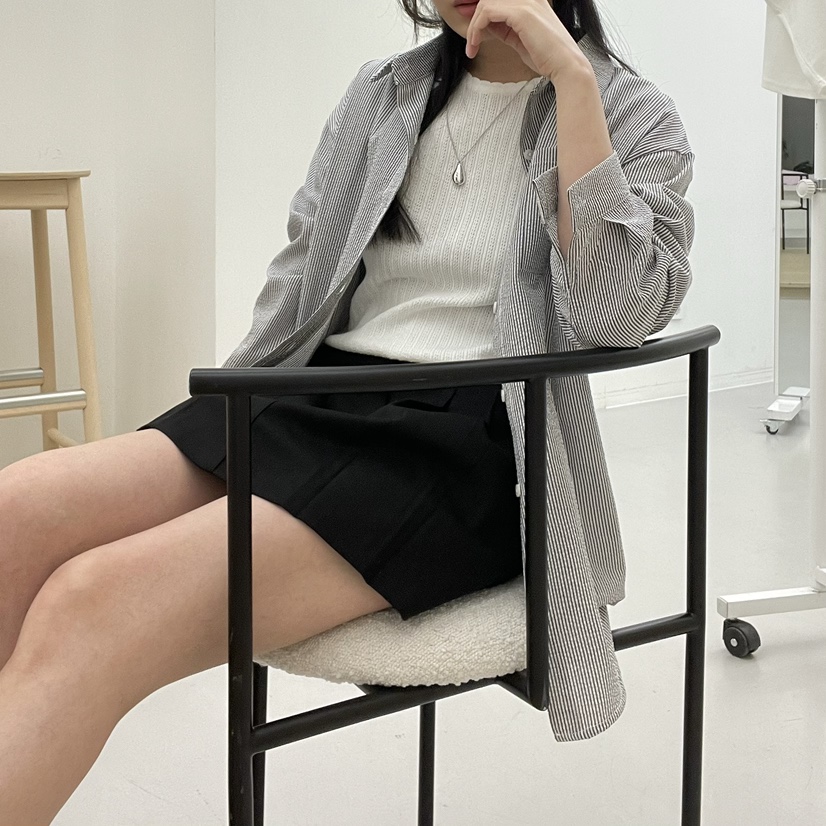 ALLVIBE直郵韓國代購㊣女裝新品人氣時尚熱賣推薦襯衫蕾絲衫ALLVIBE襯衫/蕾絲衫