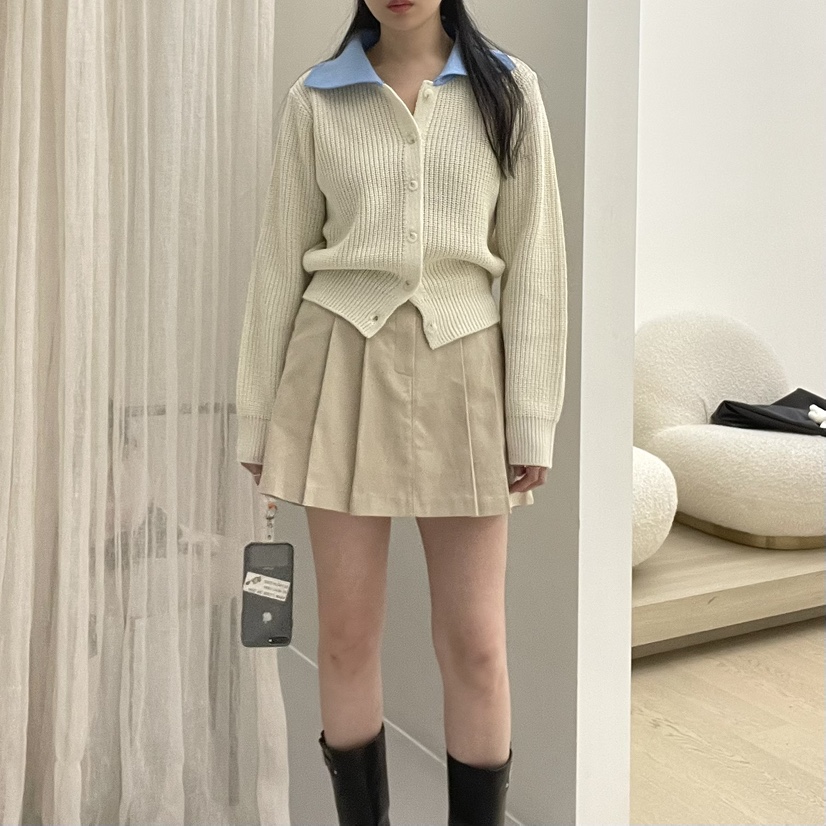 ALLVIBE直郵韓國代購㊣女裝新品職業熱賣時尚人氣25春夏針織衫ALLVIBE針織衫