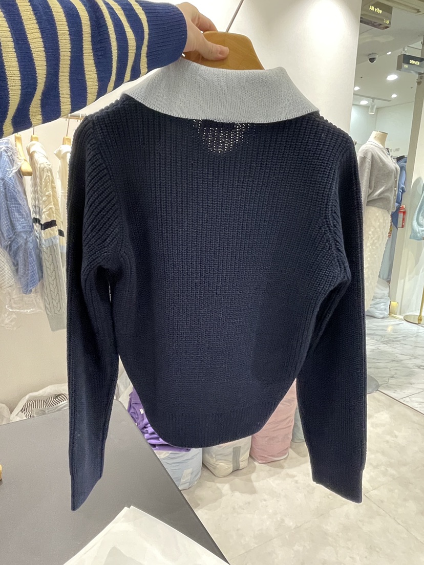 ALLVIBE直郵韓國代購㊣女裝新品職業熱賣時尚人氣25春夏針織衫ALLVIBE針織衫