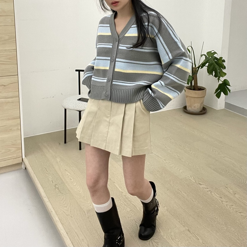 ALLVIBE直郵韓國代購㊣女裝新款時尚人氣推薦職業熱賣針織衫ALLVIBE針織衫