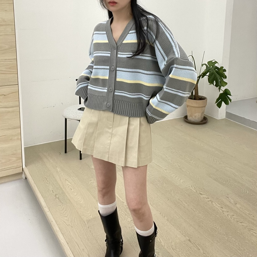 ALLVIBE直郵韓國代購㊣女裝新款時尚人氣推薦職業熱賣針織衫ALLVIBE針織衫