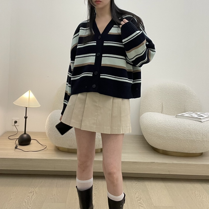 ALLVIBE直郵韓國代購㊣女裝新款時尚人氣推薦職業熱賣針織衫ALLVIBE針織衫
