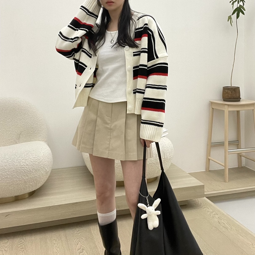 ALLVIBE直郵韓國代購㊣女裝新款時尚人氣推薦職業熱賣針織衫ALLVIBE針織衫