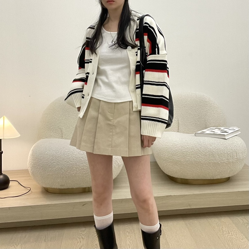 ALLVIBE直郵韓國代購㊣女裝新款時尚人氣推薦職業熱賣針織衫ALLVIBE針織衫