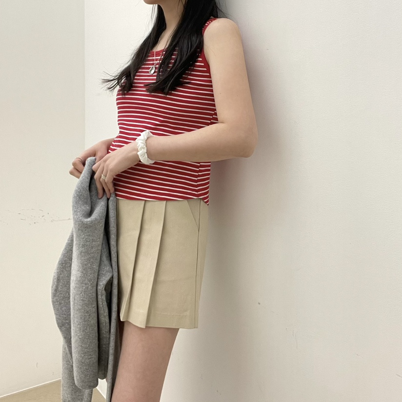 ALLVIBE直郵韓國代購㊣女裝新款人氣職業25春夏休閑吊帶背心ALLVIBE吊帶/背心
