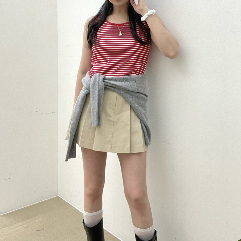 ALLVIBE直郵韓國代購㊣女裝新款人氣職業25春夏休閑吊帶背心ALLVIBE吊帶/背心