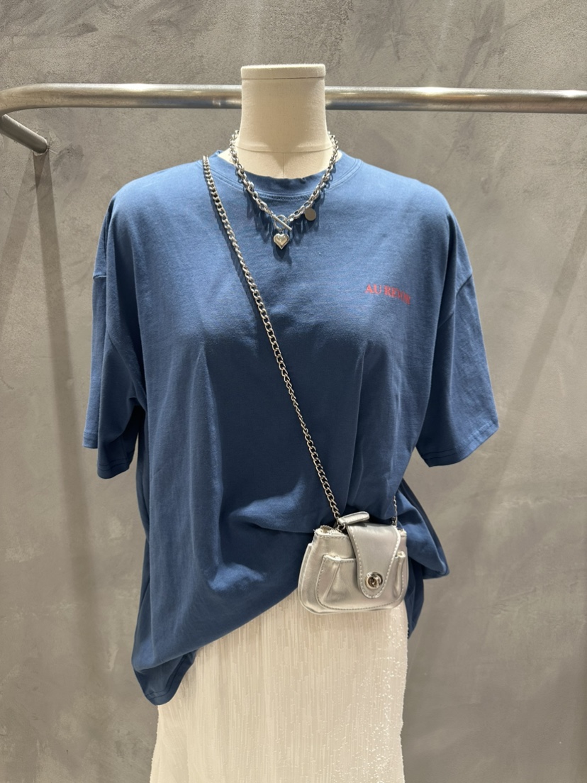 KIFF韓國直郵㊣東大門實拍女裝新品熱賣推薦休閑時尚25春夏T恤KIFFT恤圖色1