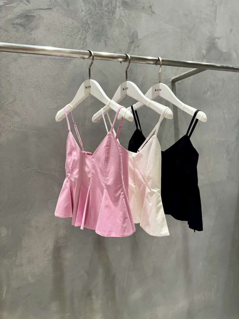 KIFF韓國㊣直郵東大門代購女裝新品25春夏休閑熱賣吊帶背心KIFF吊帶/背心